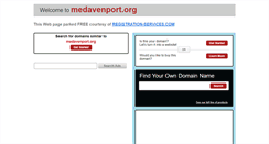 Desktop Screenshot of medavenport.org